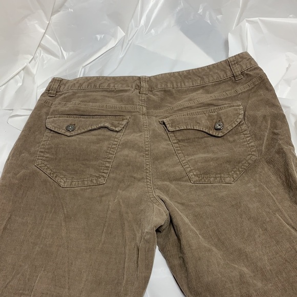 WOMEN’S Liz Claiborne Tan Stretch Corduroy Pants Size 16 - Picture 5 of 8
